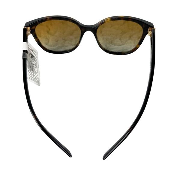 Prada NEW Square Tortoise Sunglasses PR 22ZS Polarized Brown Gradient Gold Logo - Picture 8 of 10